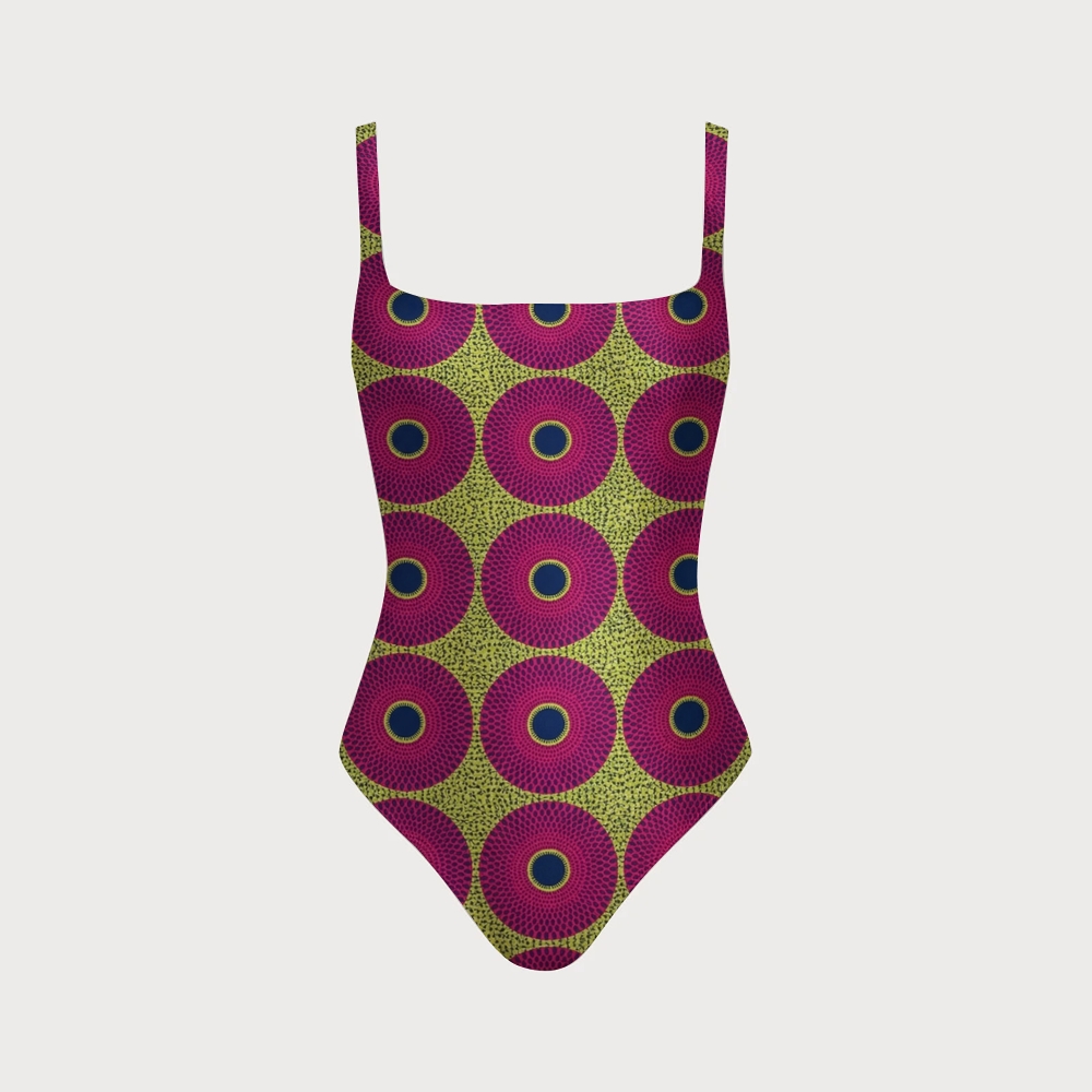 Women's Guava Print One-Piece Swimsuit