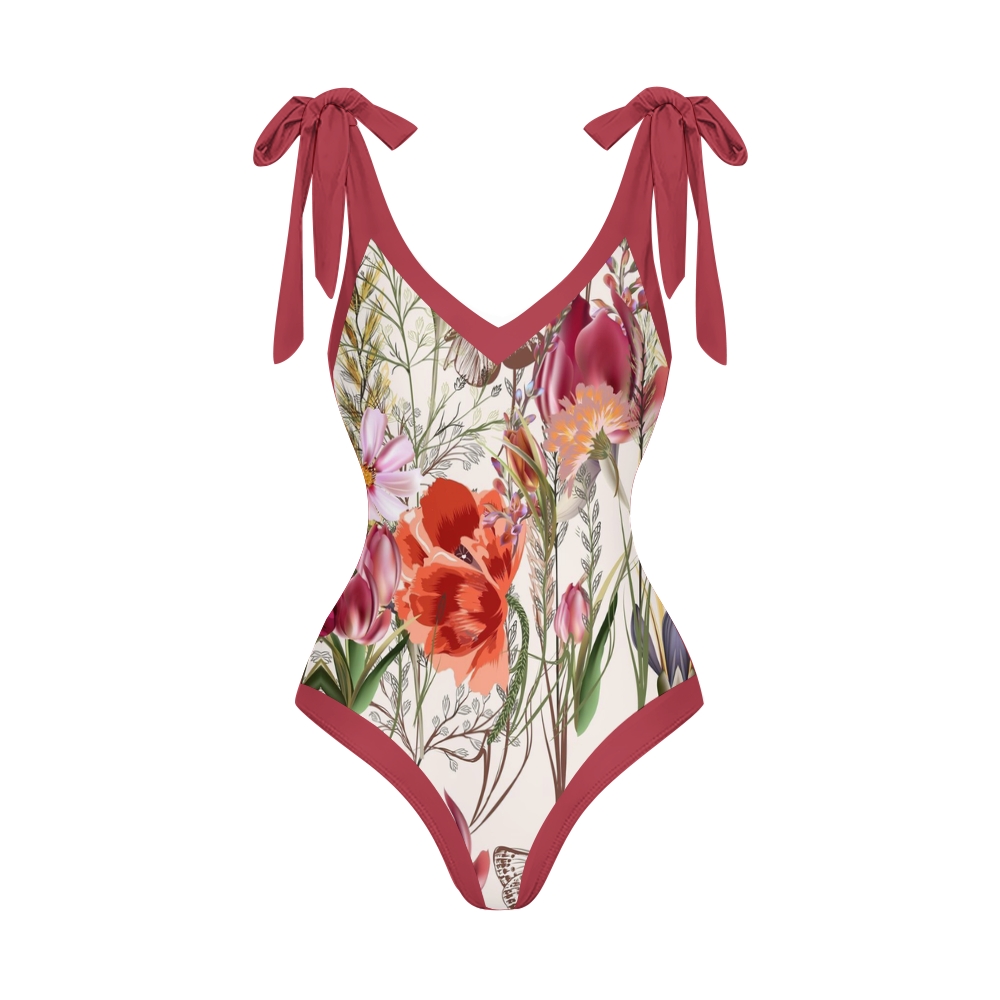 Floral Bloom Printed Swimsuits and Cover Ups