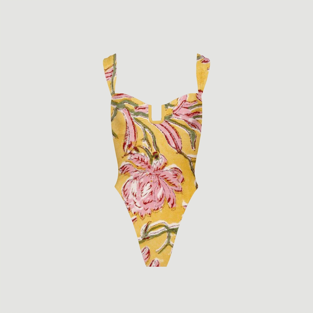 Women's Tropical Bloom Print Swimsuit