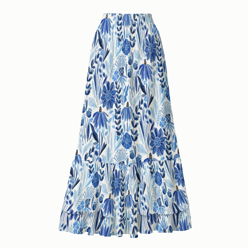 Women's Vintage Botanical One-Piece Swimsuit Set