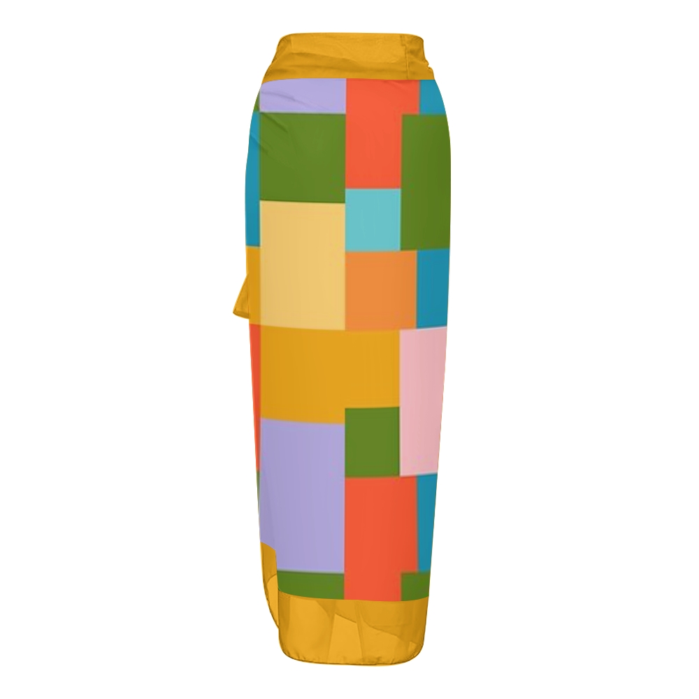 Retro Abstract Mid Century Pattern One Piece Swimsuits and Cover Ups