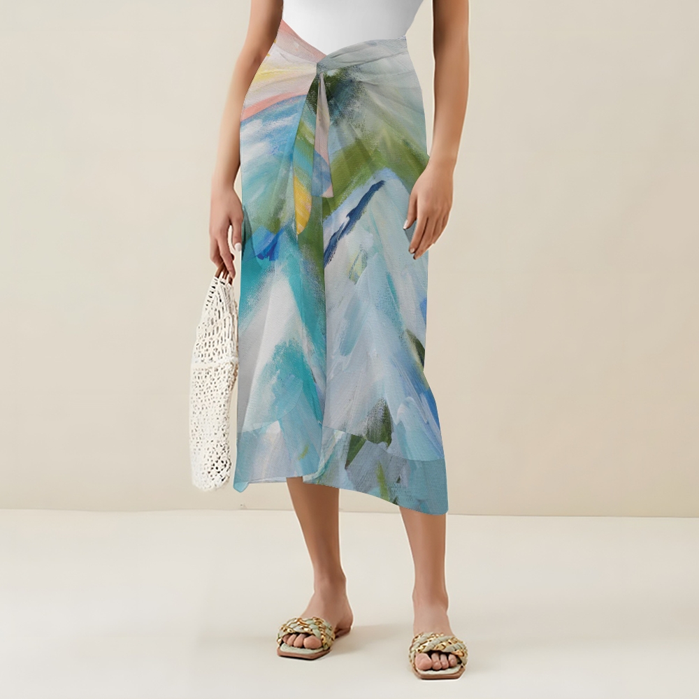 Women's Colorado Bluebird Sky Printed Swimsuits and Cover Ups