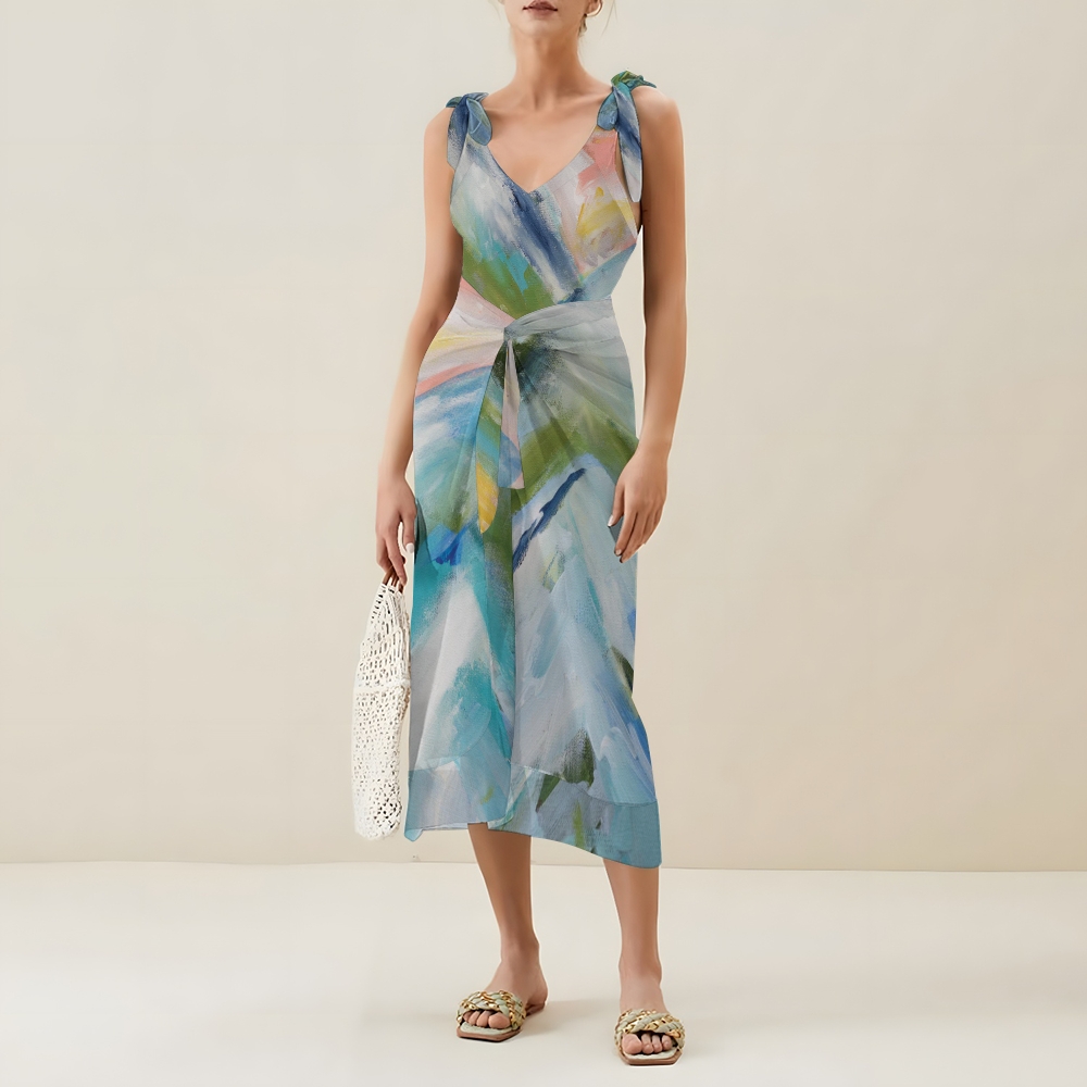 Women's Colorado Bluebird Sky Printed Swimsuits and Cover Ups