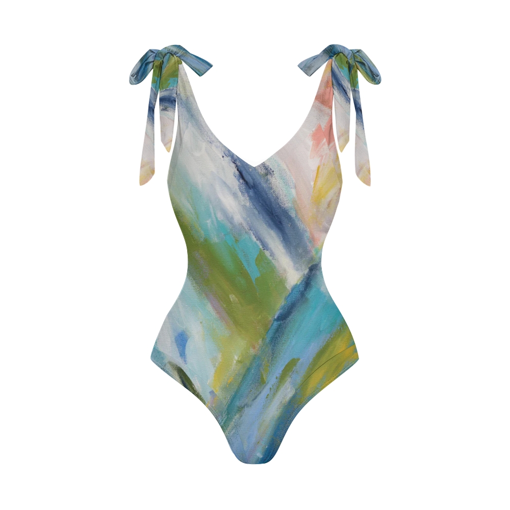 Women's Colorado Bluebird Sky Printed Swimsuits and Cover Ups
