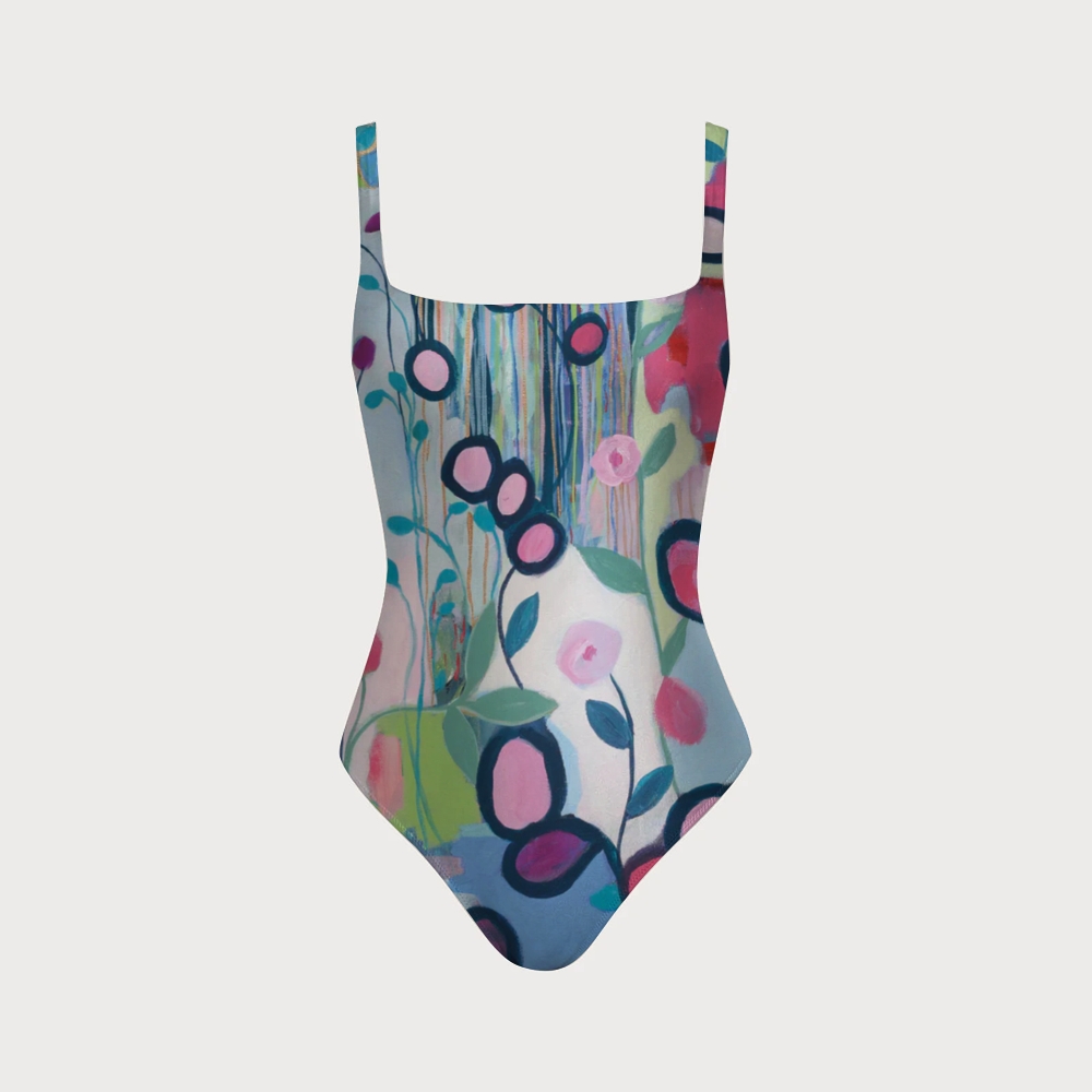 Women's In The Flow One-piece Swimsuit With Back Mesh Knot