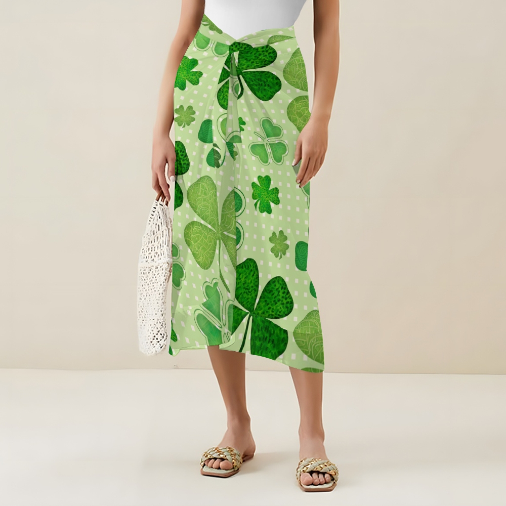 Women's Lucky Charm Printed One Piece Swimsuits and Cover Ups