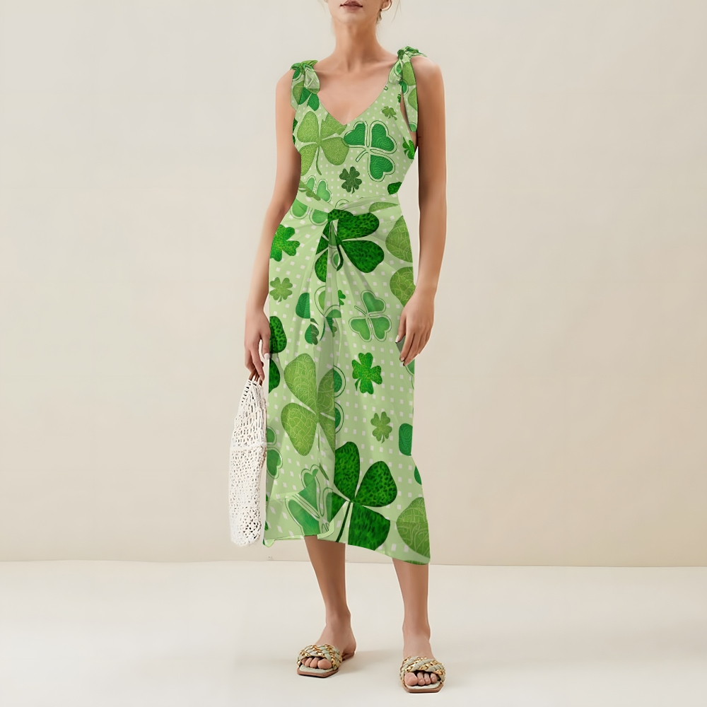 Women's Lucky Charm Printed One Piece Swimsuits and Cover Ups