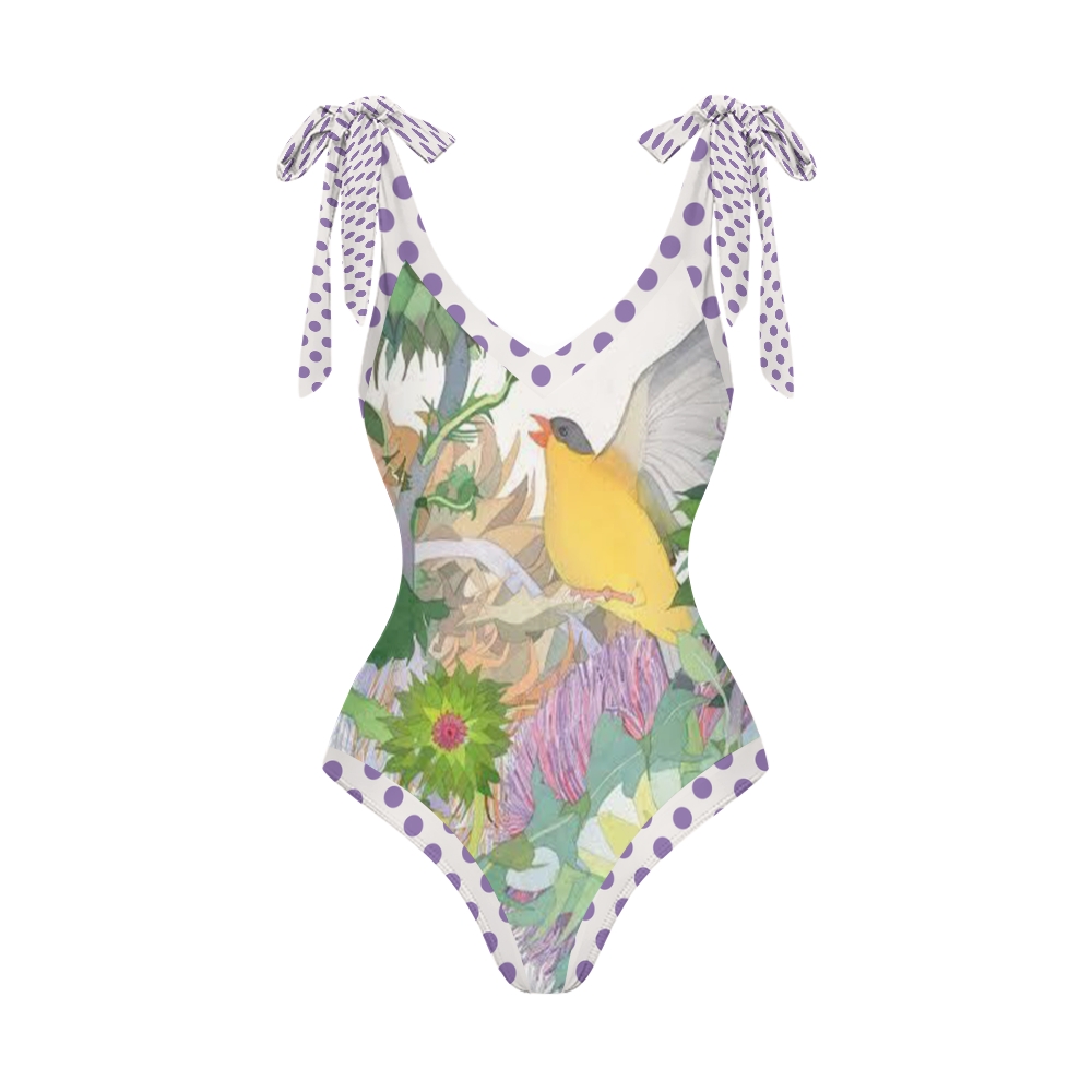 Women's Lush Floral Print One Piece Swimsuits and Cover Ups