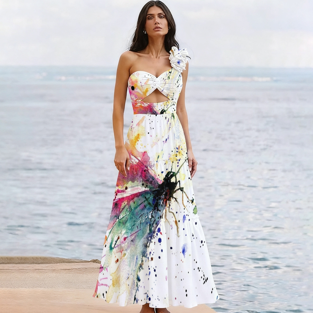 Women's Butterfly One-Piece Swimsuit Set