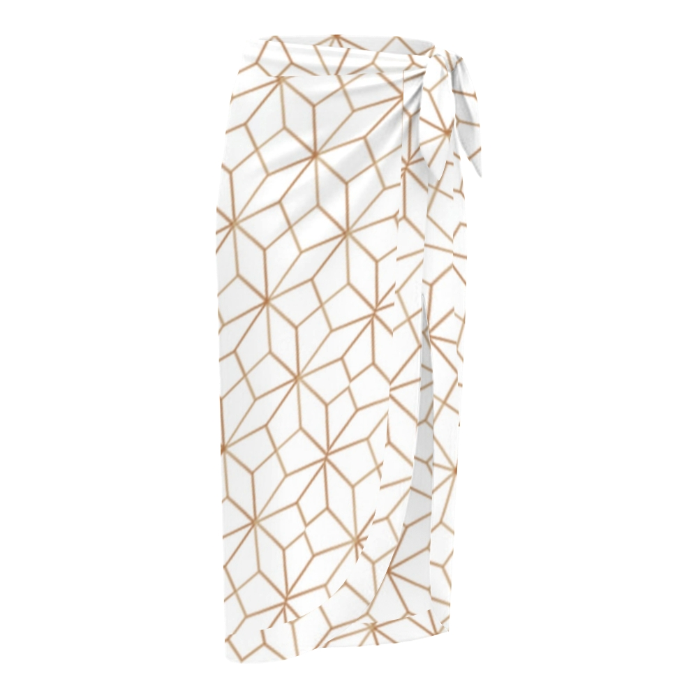 Women's Geometric One-Piece Swimsuit Set