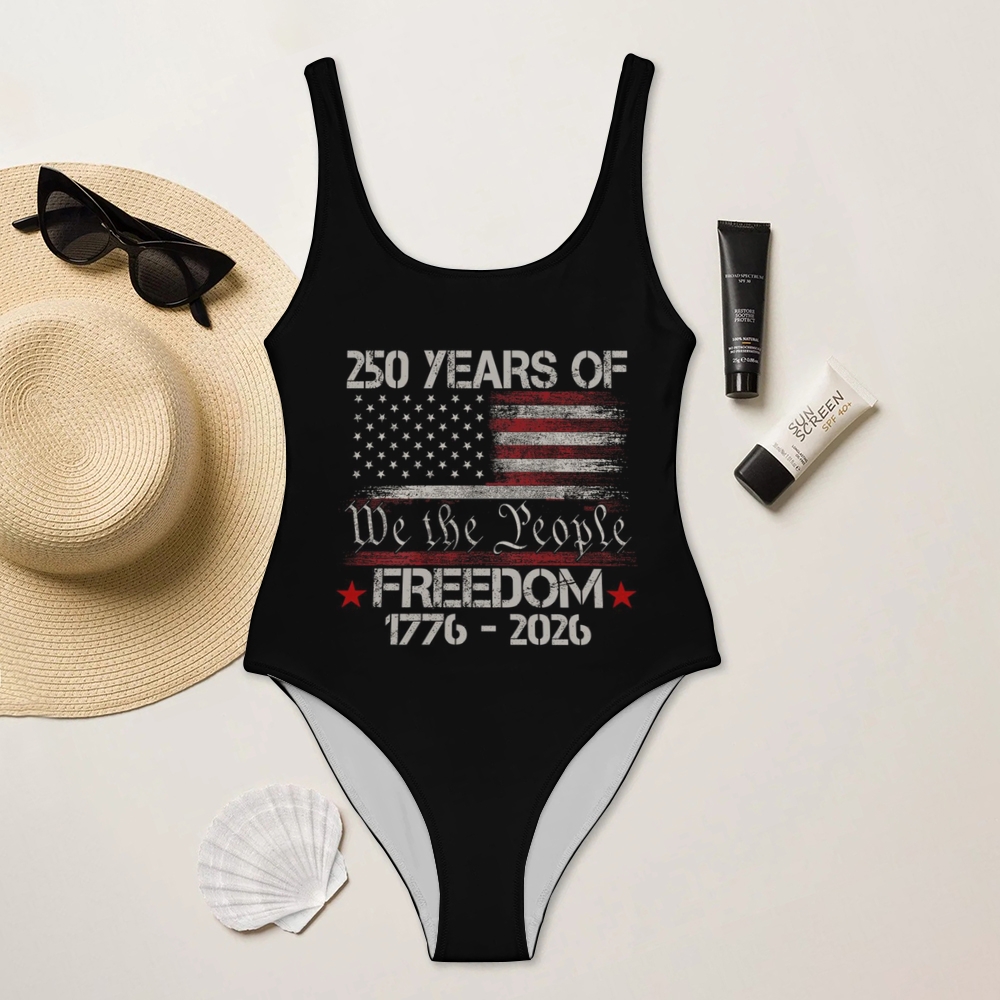 We The People 250th Freedom Print One Piece