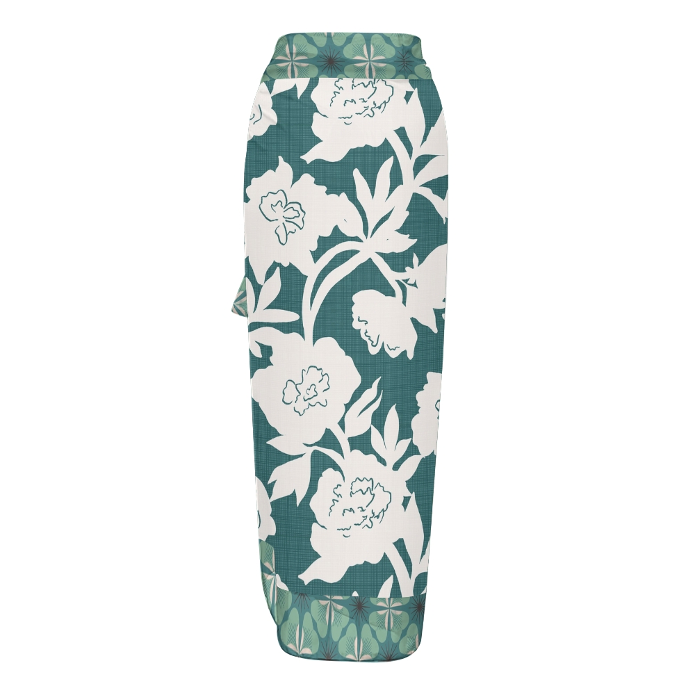 Women's Retro Floral Print Tie-up One-piece Swimsuit