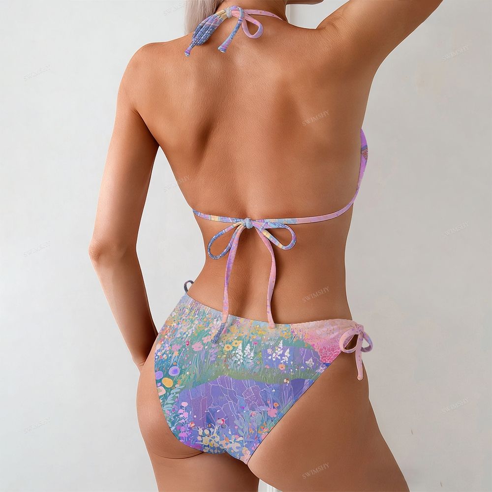 Flower Lighthouse Cozy Countryside Two Piece & One Piece Swimsuit