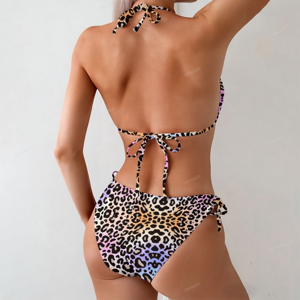 Bold Leopard Print Bikini Set