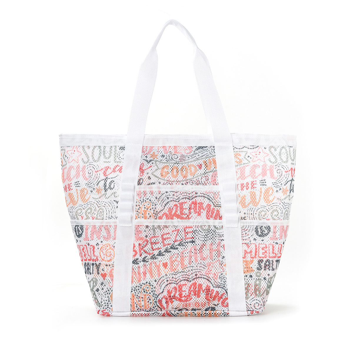 Mesh Multi-Function Travel Swim Bag Large Capacity Beach Tote