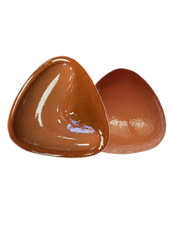 Silicone Gathering Invisible Triangular Chest Pad