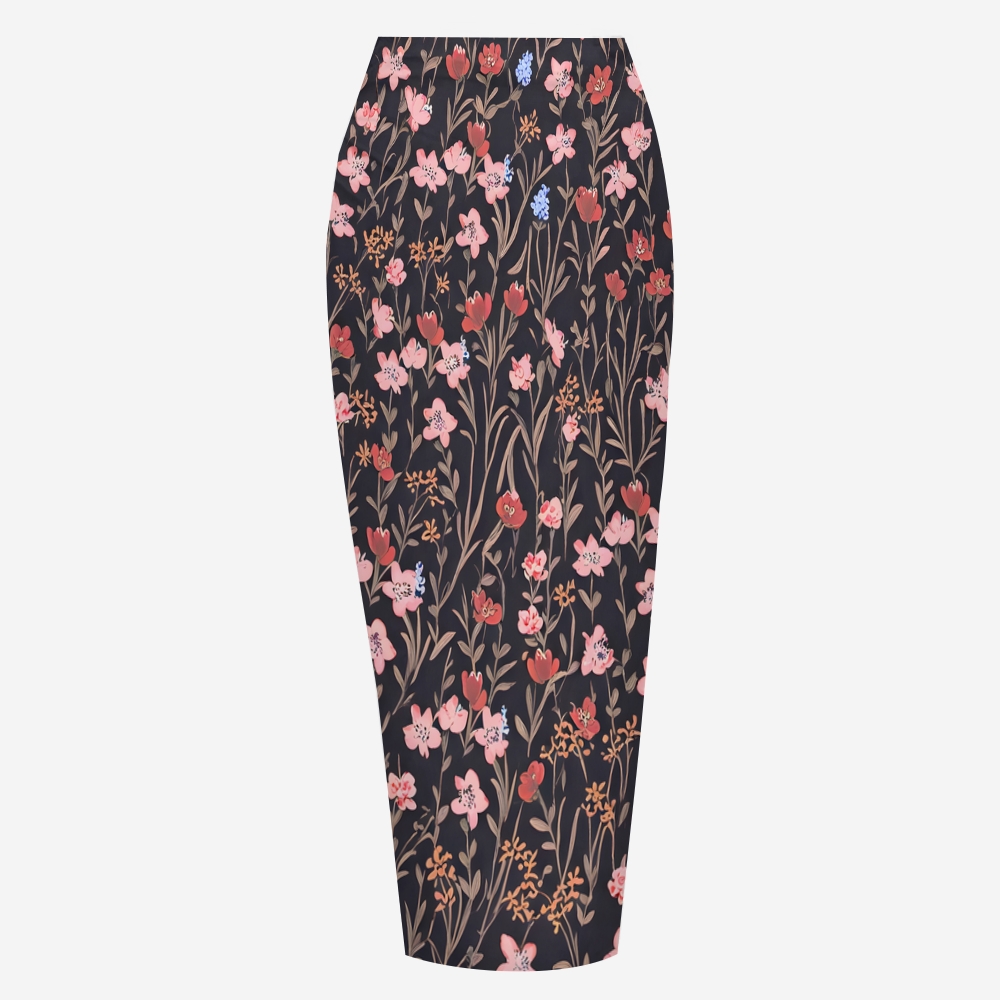 Scalloped Bikini Top High Waist Bottom and Sarong Three Piece Set