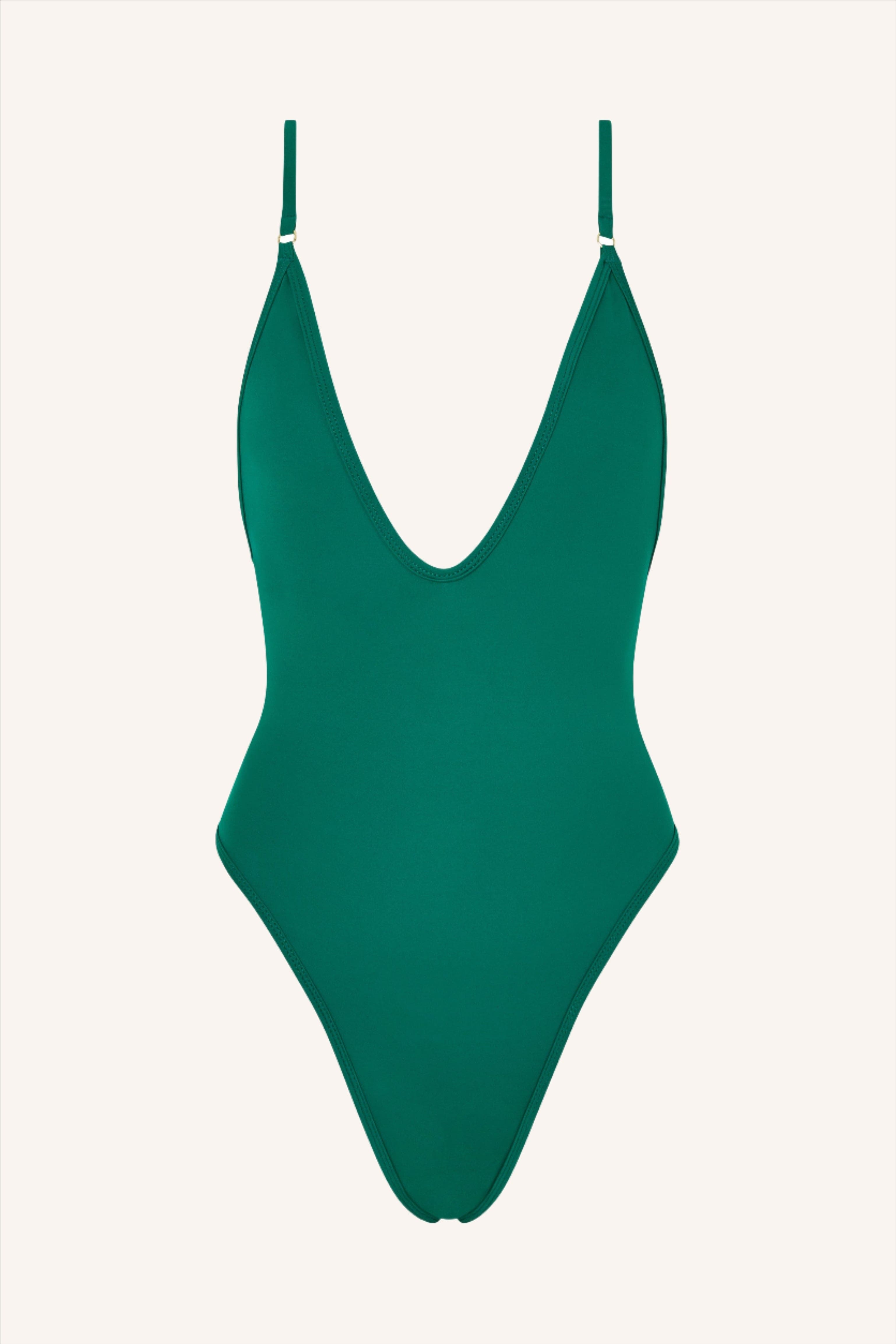 Solid Color One-piece Swimsuit