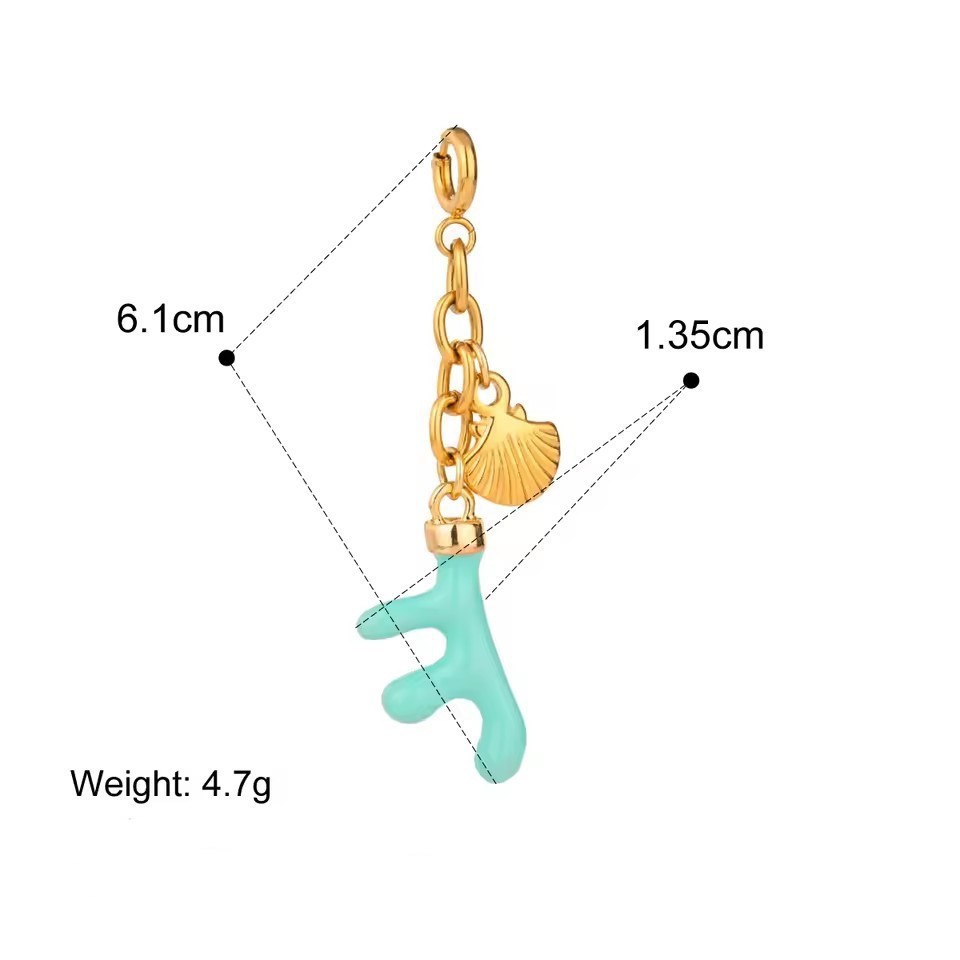 18K Bikini Titanium Steel Accessory Pendant