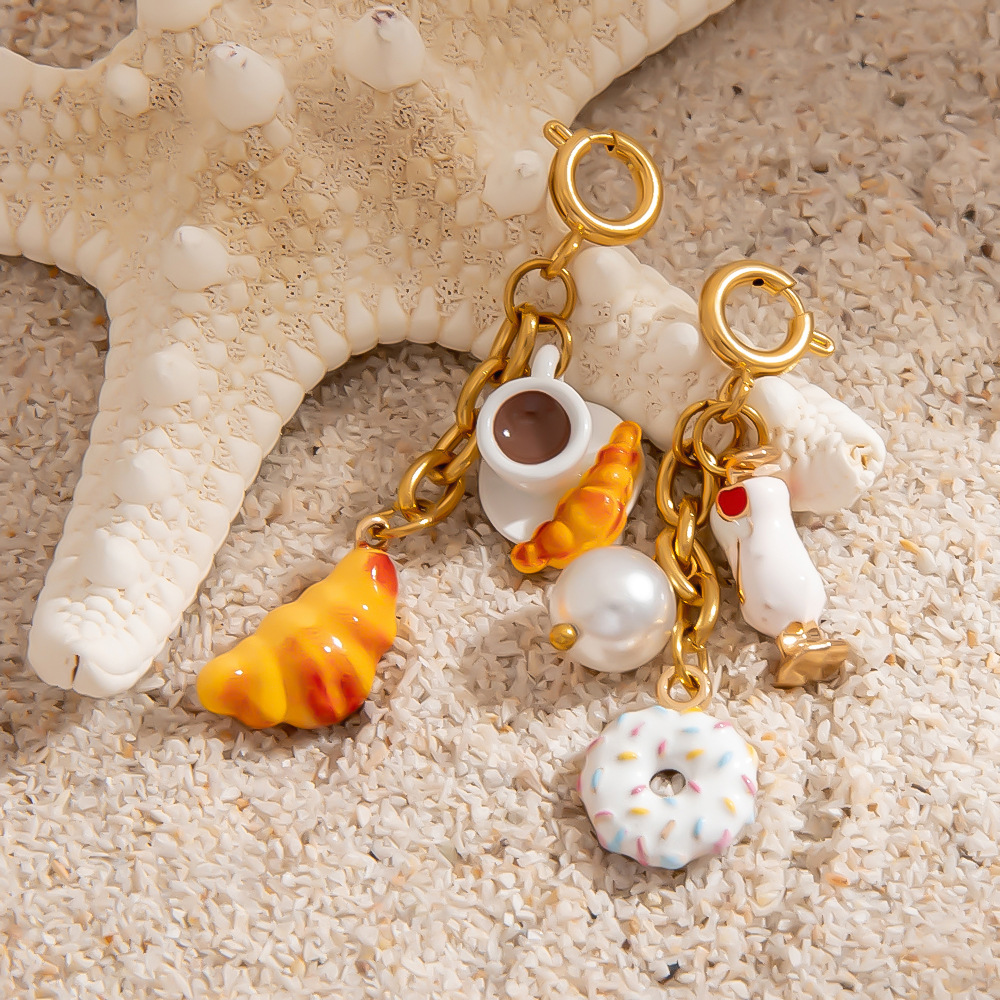 Stainless Steel Bikini Handcrafted Drip Oil Series DIY Pendant