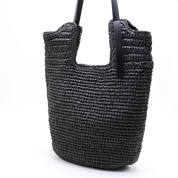 Minimalist Handwoven Shoulder Bag - Versatile Large Capacity Beach Tote