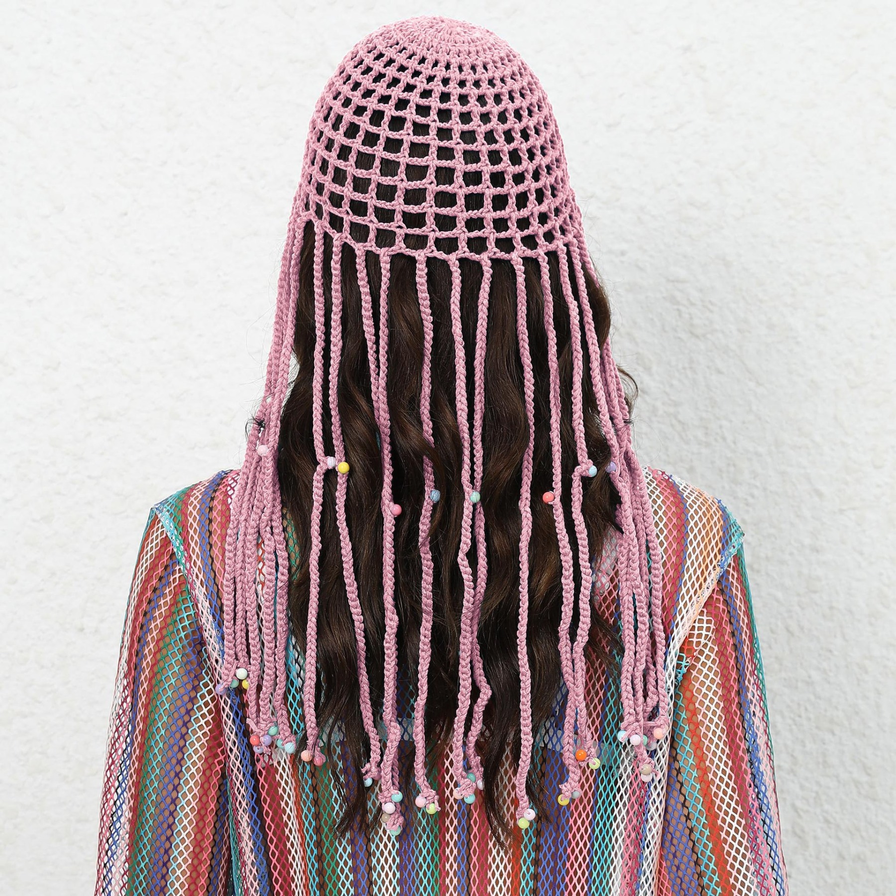 Crochet Beaded Head Cover