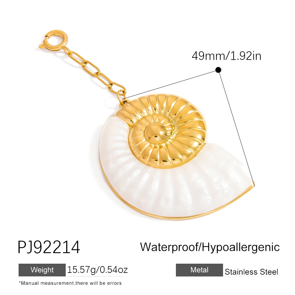 Bikini Clasp Stainless Steel Ocean Series Pendant Single Charm DIY Handmade