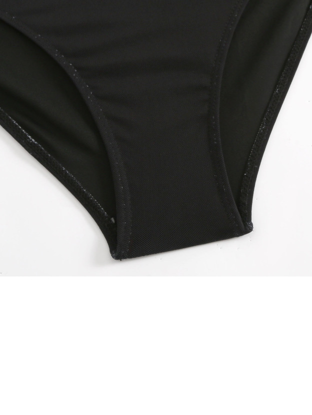 Women's Mesh Swimsuit with Floral Print One-Piece Swimsuit and Matching Maxi Skirt