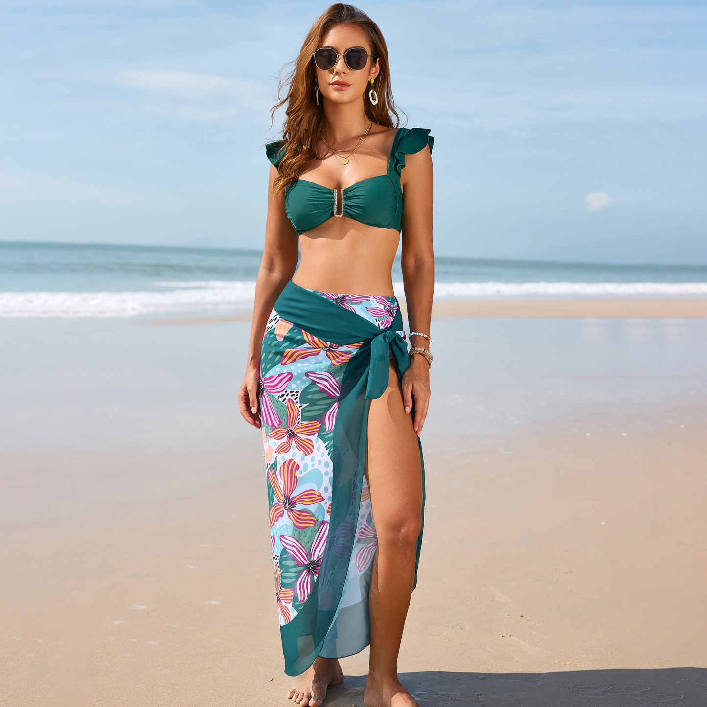 Bestselling Tropical Print Bikini Set