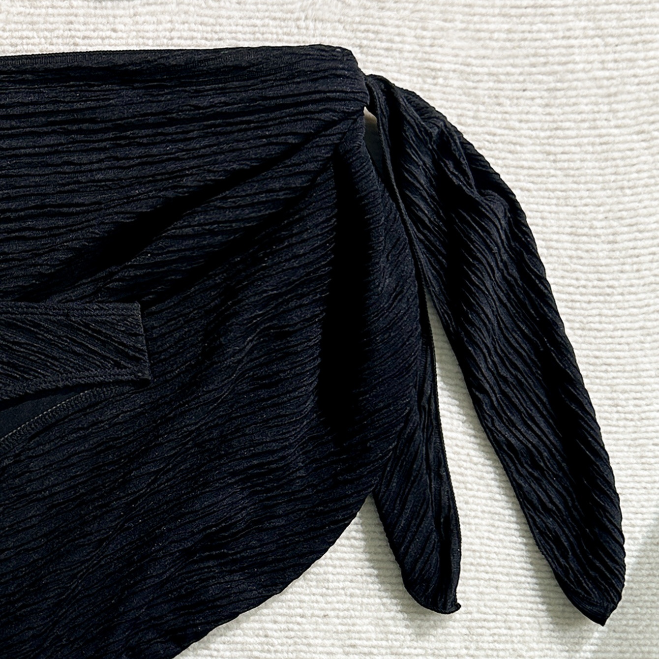 Three-piece Bikini Set with Starfish Accent and Wrap Skirt