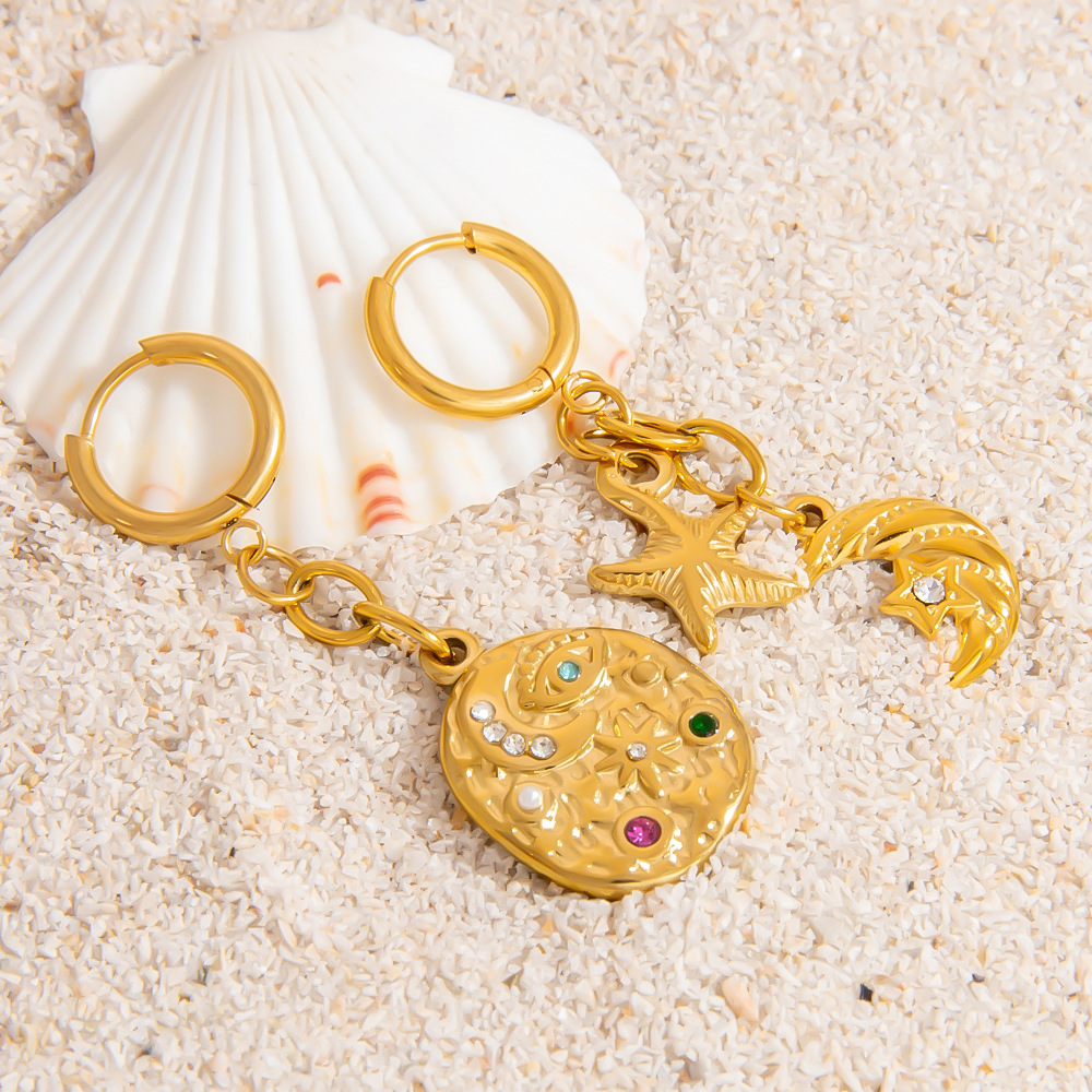 Stainless Steel Bikini Clasp Ocean Series Accessories Jewelry Pendant