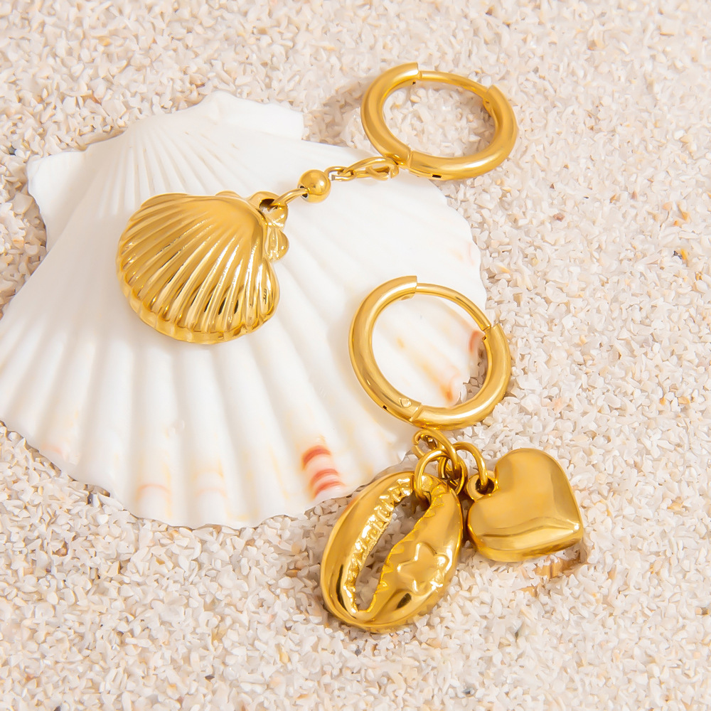 Stainless Steel Bikini Clasp Ocean Series Accessories Jewelry Pendant