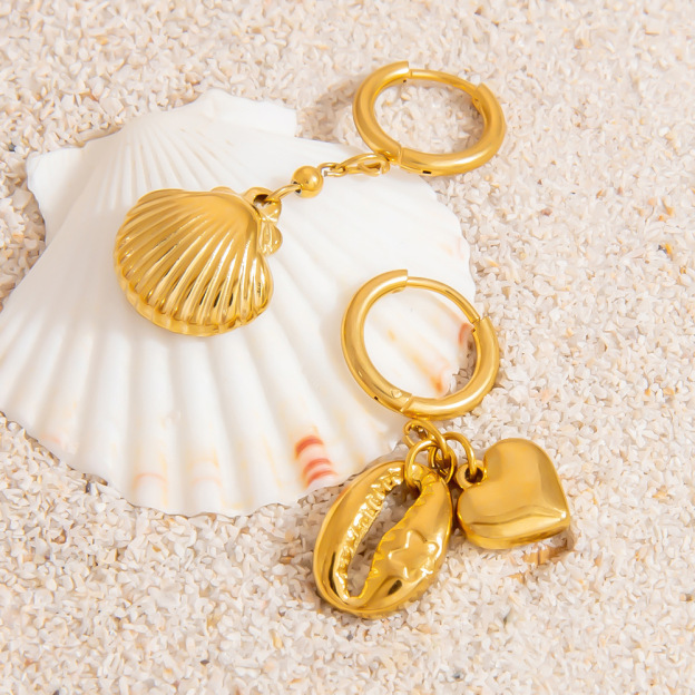 Stainless Steel Bikini Clasp Ocean Series Accessories Jewelry Pendant