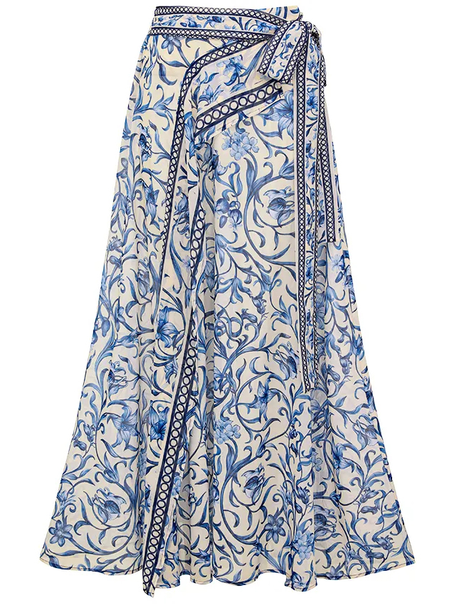 Bowknot Lily Printed Swimsuit Set