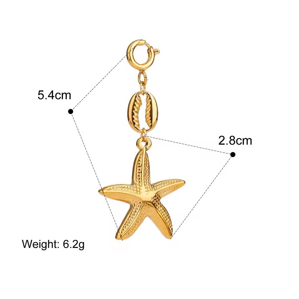 18K Bikini Titanium Steel Accessory Pendant