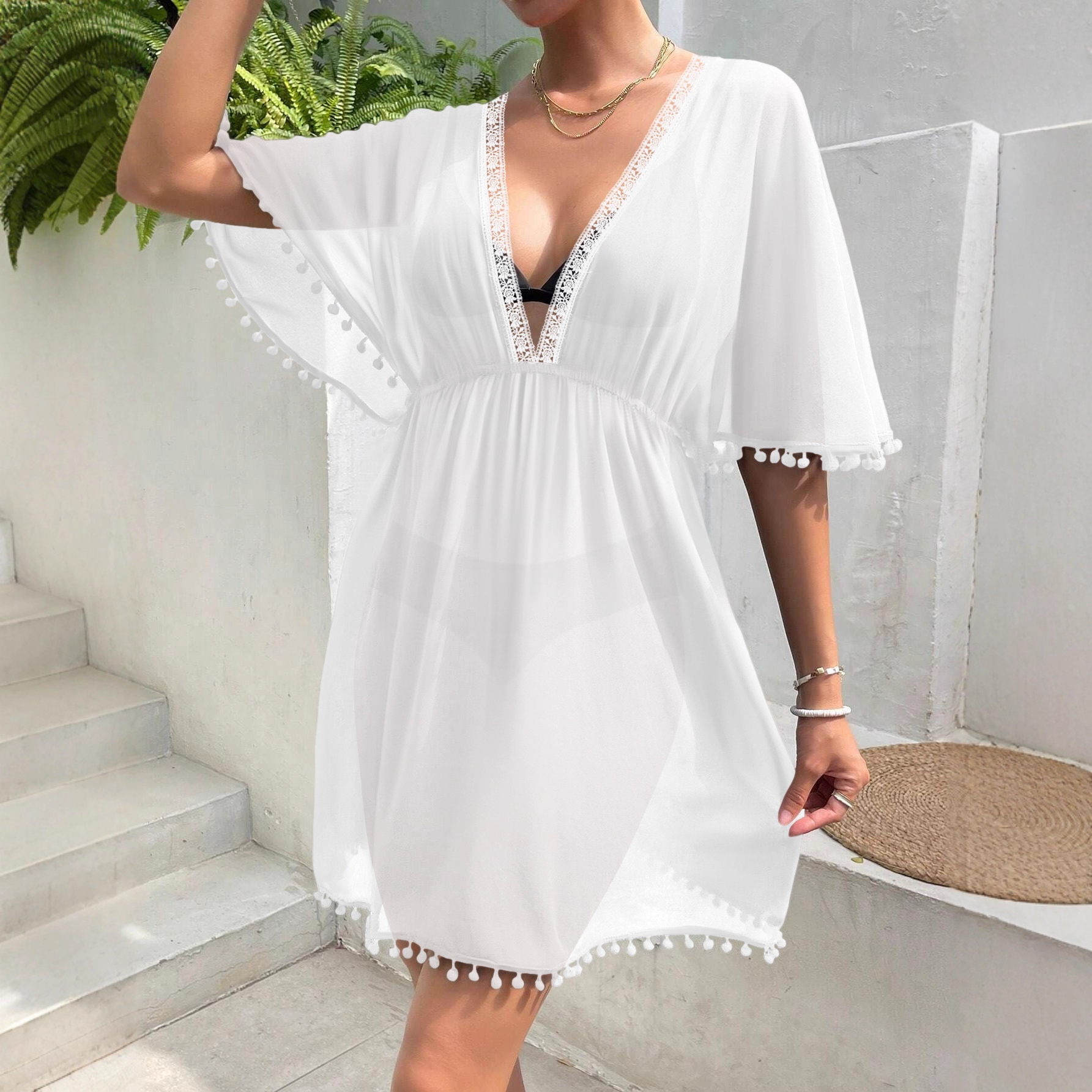 Fitted Waist Vacation Dress