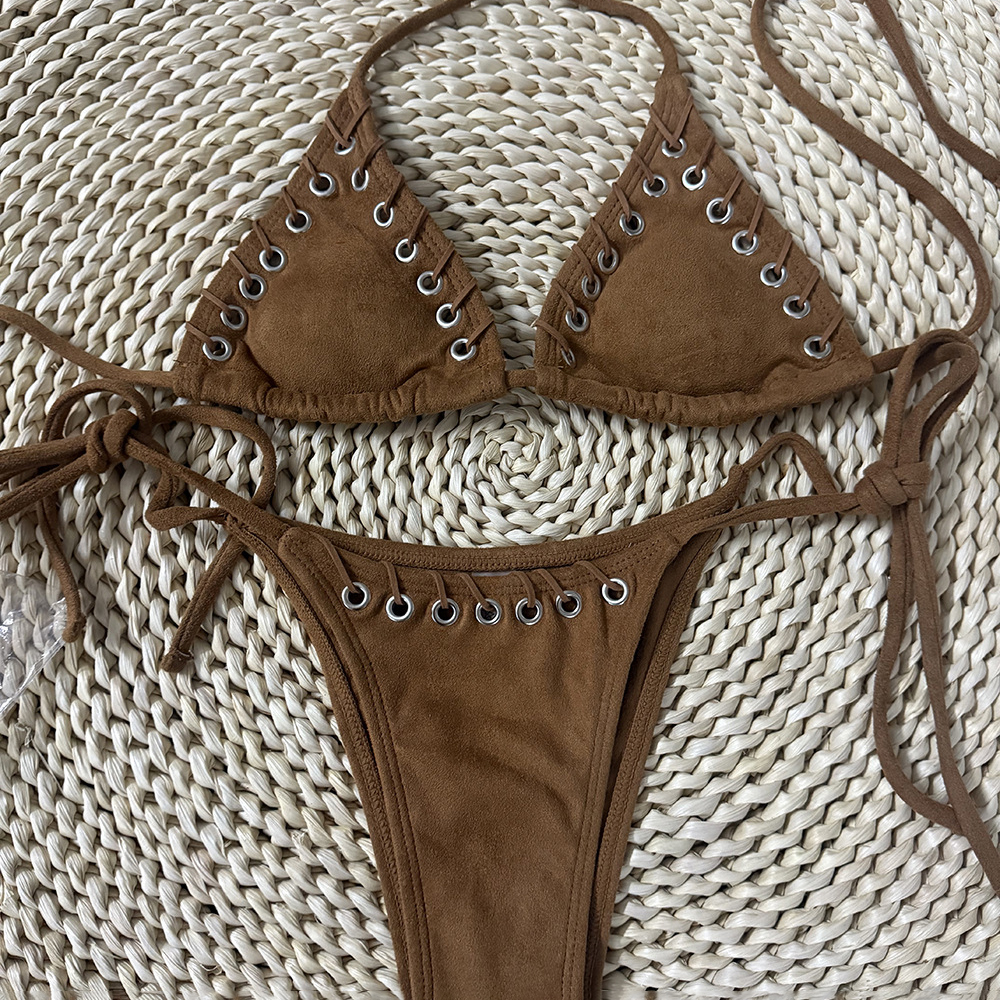 Premium Velour Bikini Set