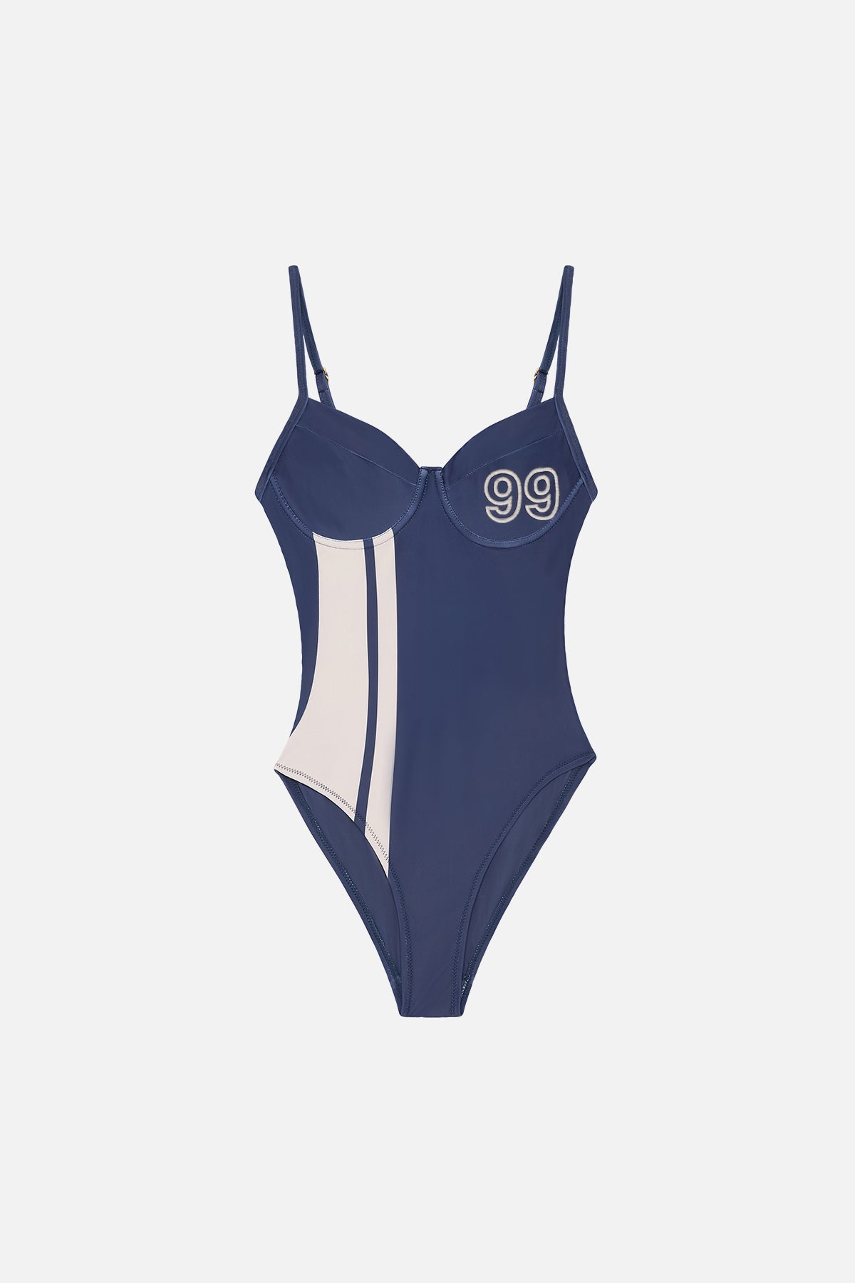 Navy Sport Style Swimsuit
