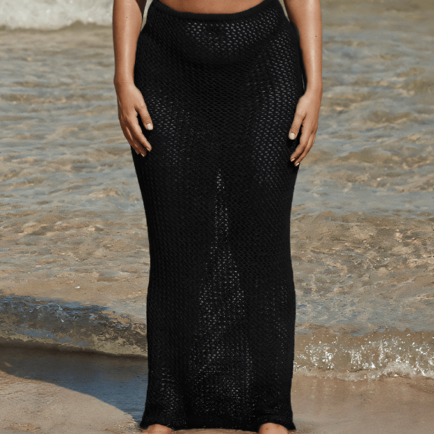 Sexy Vacation Style Beach Bodycon High Waist Skirt