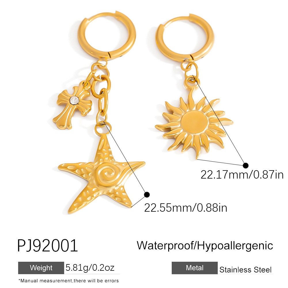 Stainless Steel Bikini Clasp Ocean Series Accessories Jewelry Pendant