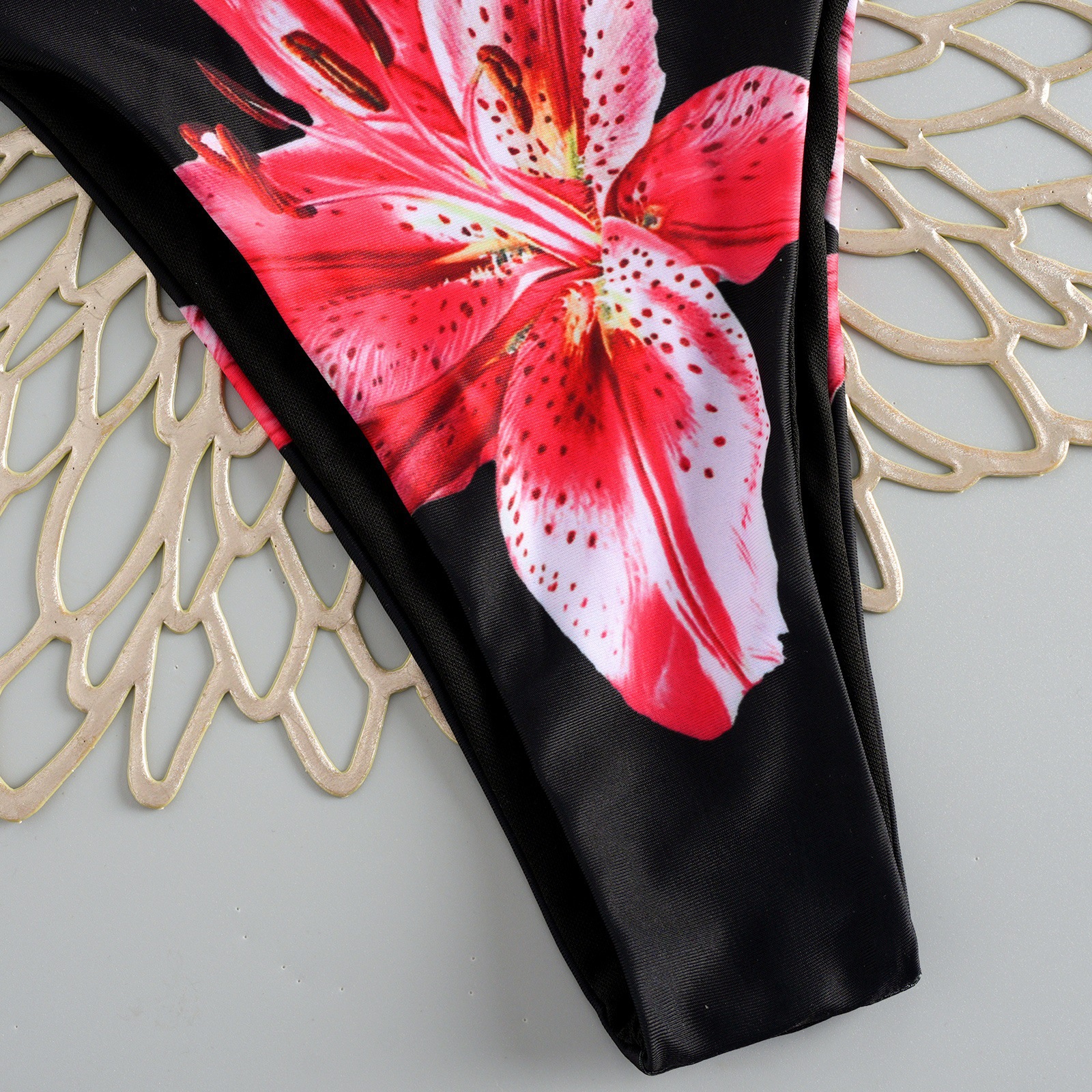 Women's Floral Print Bikini Two-Piece Swimsuit