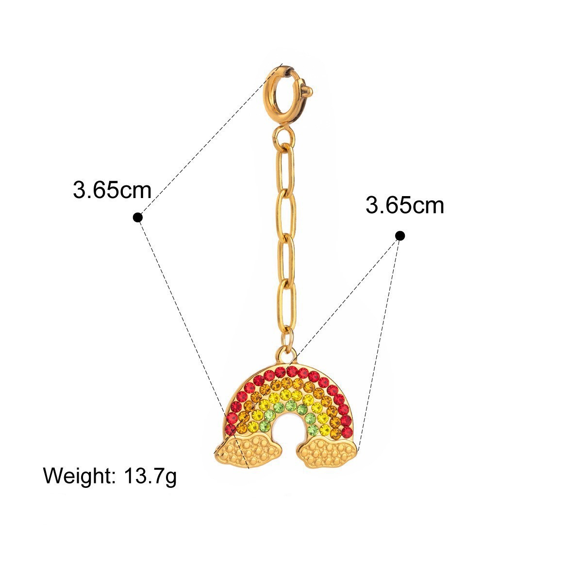 18K Bikini Titanium Steel Accessory Pendant