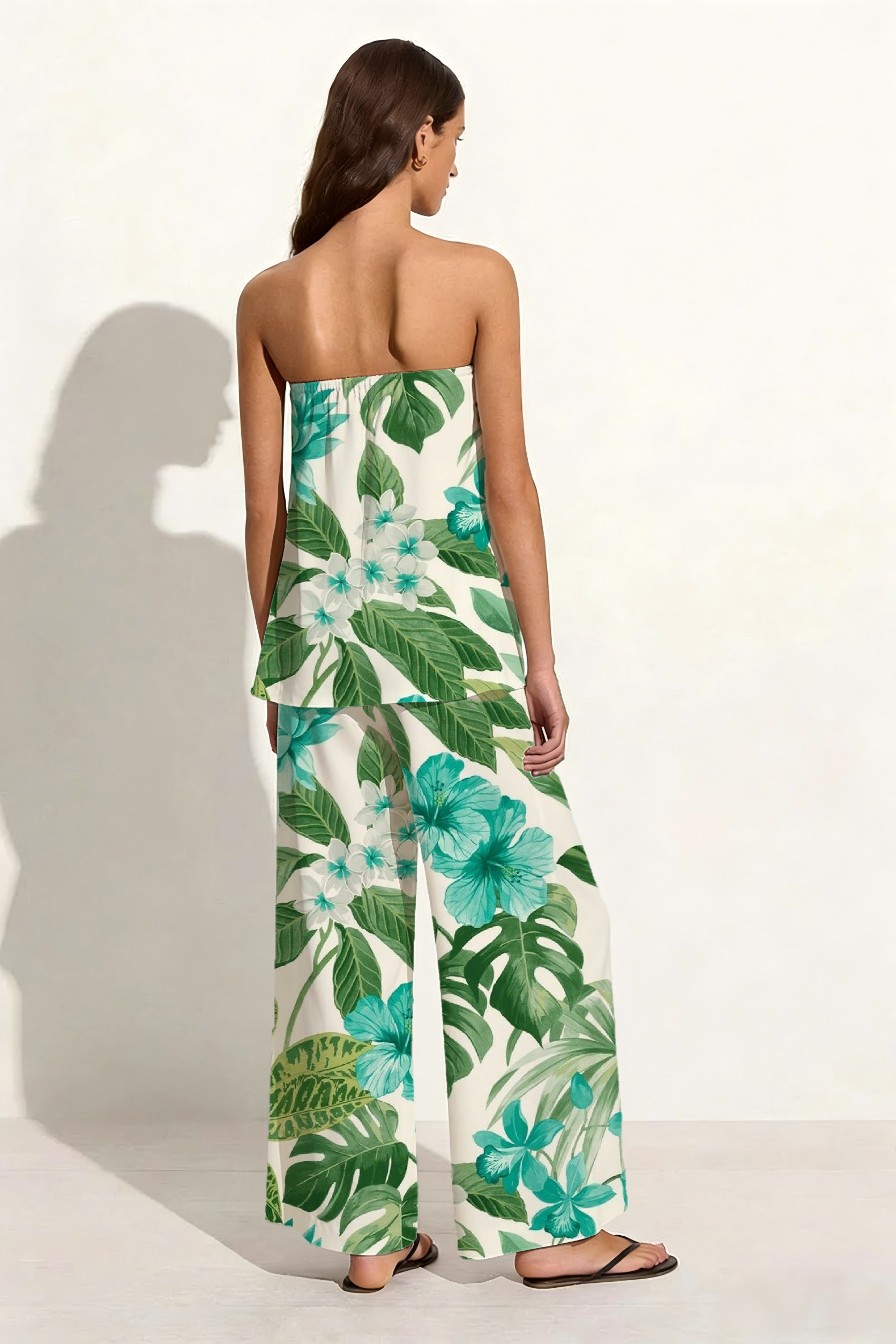 Green & Turquoise Tropical Floral Set