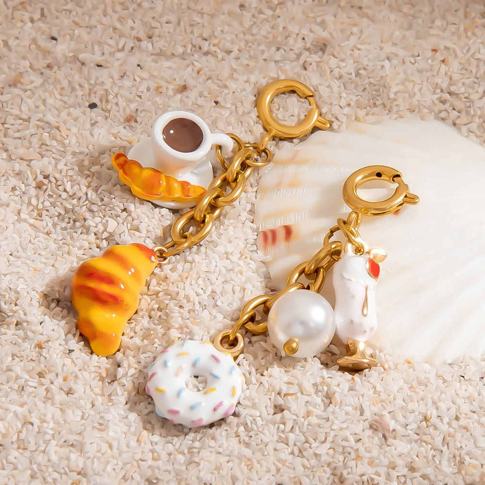 Stainless Steel Bikini Handcrafted Drip Oil Series DIY Pendant