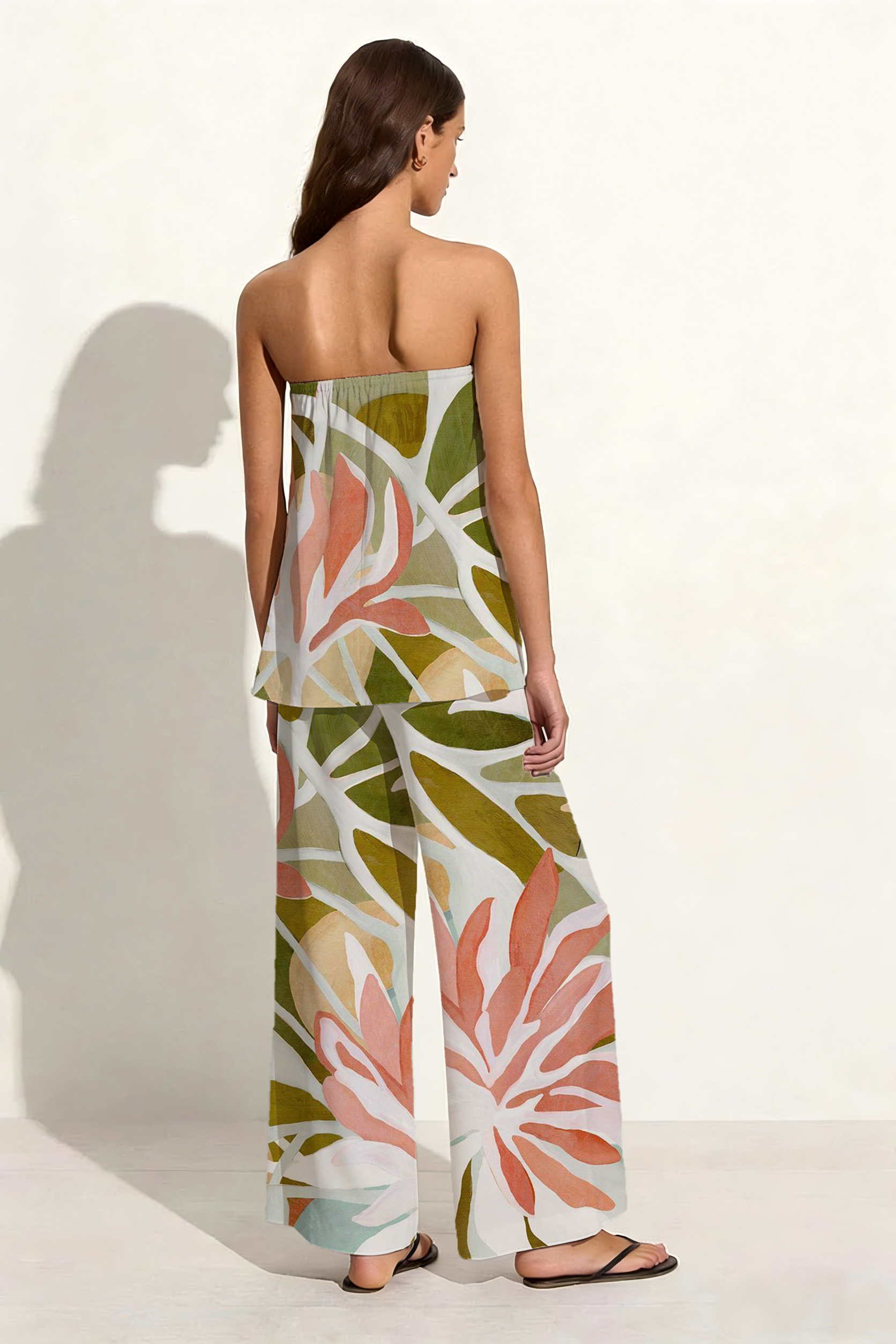 Sage Green & Blush Botanical Leaf Set