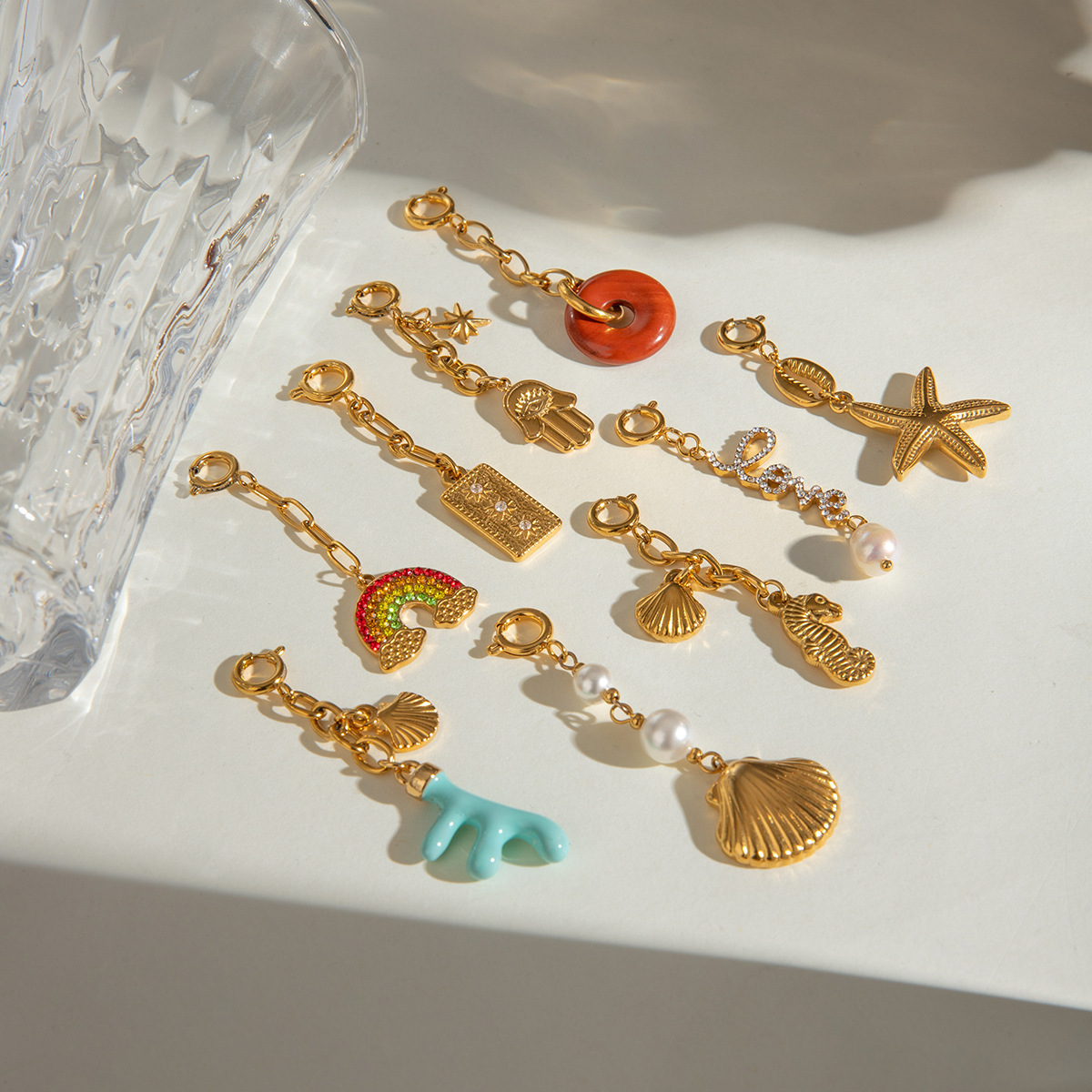 18K Bikini Titanium Steel Accessory Pendant