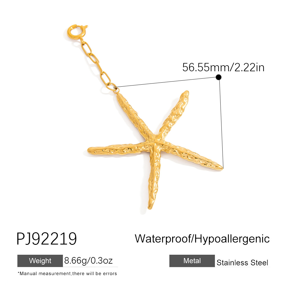 Bikini Clasp Stainless Steel Ocean Series Pendant Single Charm DIY Handmade