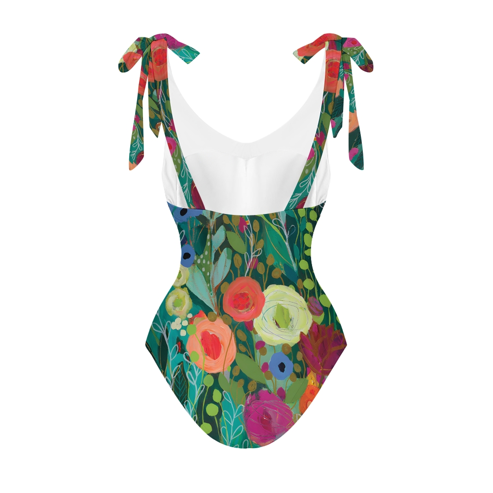  Into the Depths Print One-Piece Swimsuit