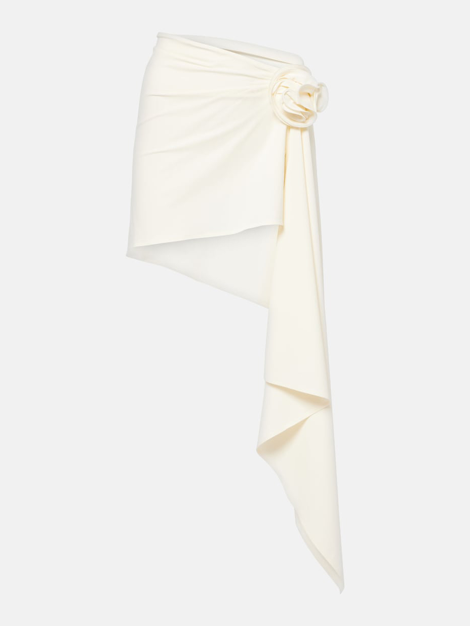 Soleil D'Amour printed swimsuit and Swim skirt