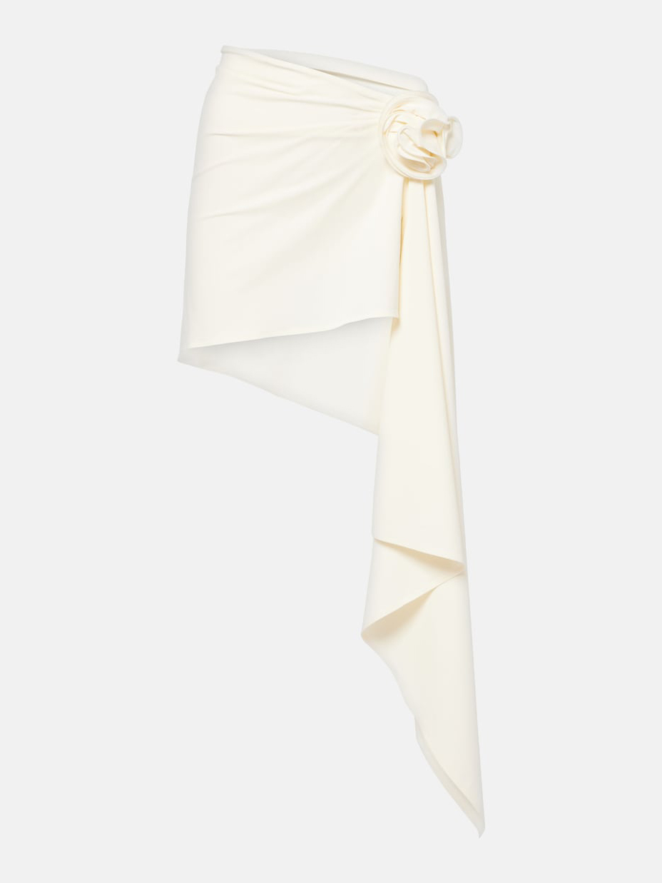 Soleil D'Amour printed swimsuit and Swim skirt